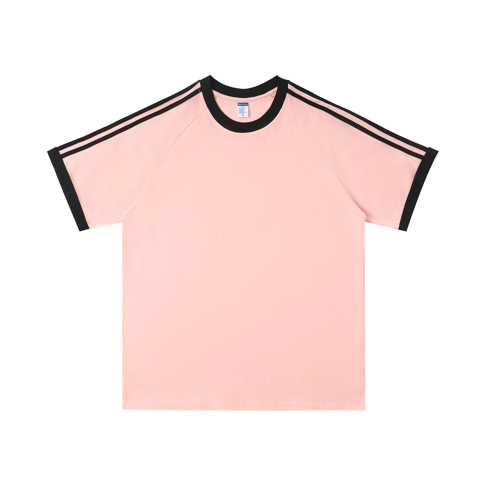 Light pink contrast T-shirt
