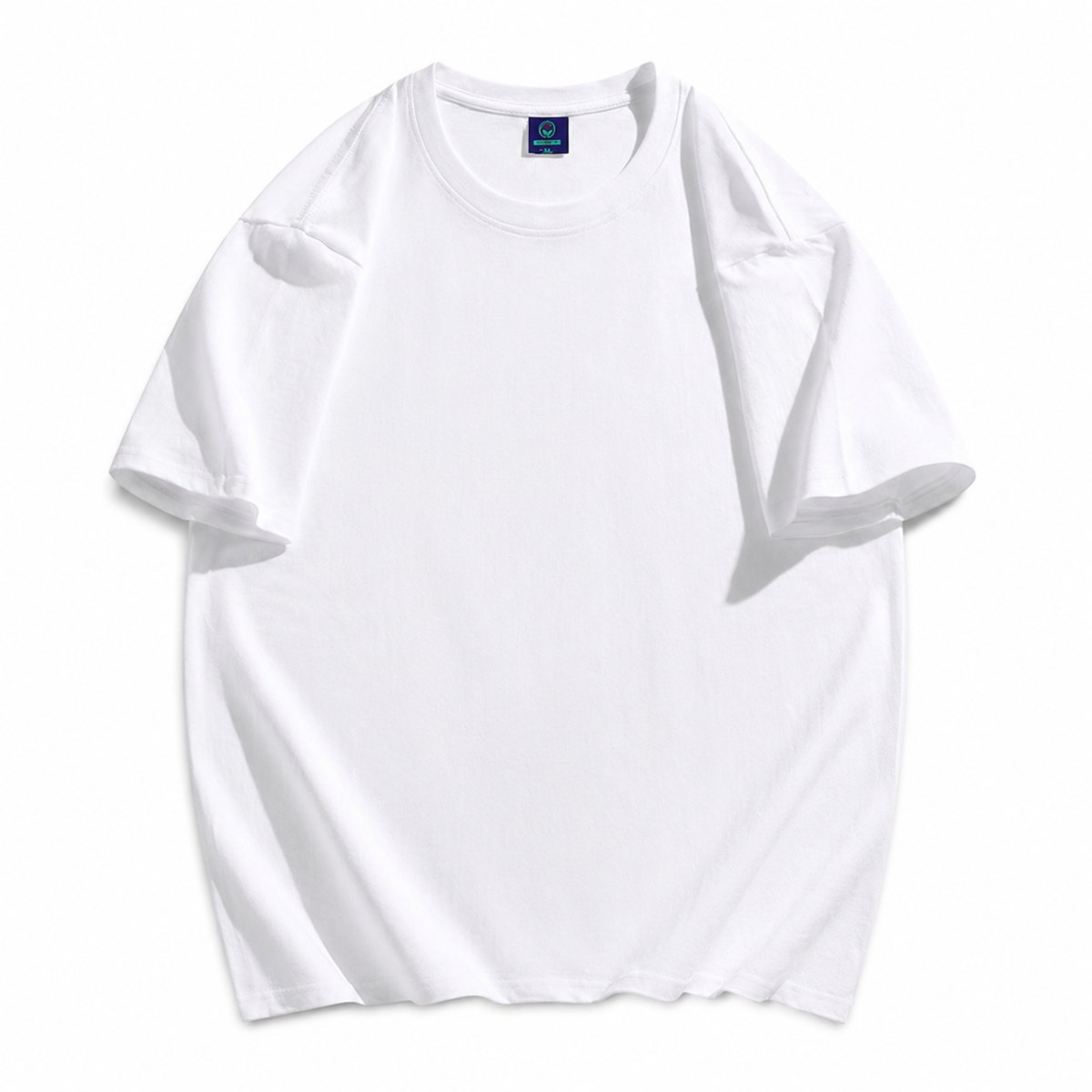 White 230gsm oversized cotton T-shirt