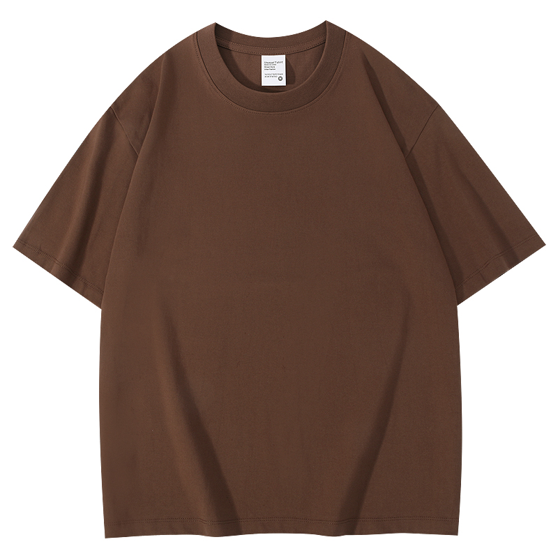 300gsm cotton T-shirt — Coffee