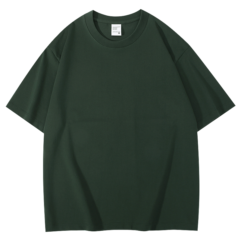 300gsm cotton T-shirt — Dark Green