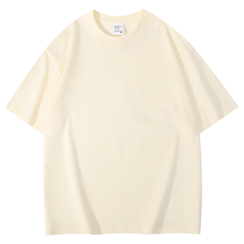 300gsm cotton T-shirt — Apricot