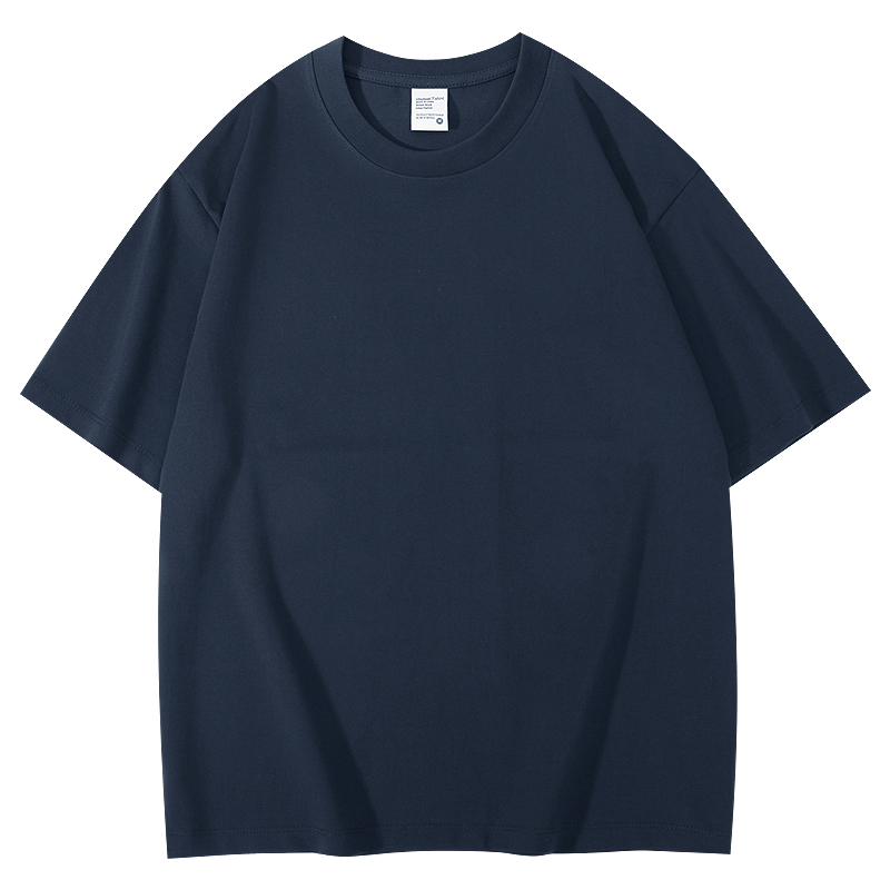 300gsm cotton T-shirt — Deep Navy