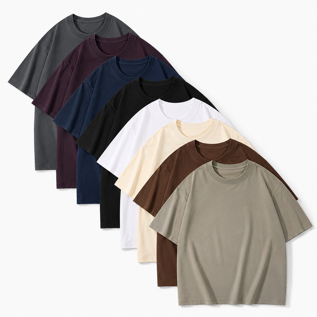 300gsm cotton T-shirt extended sample colors