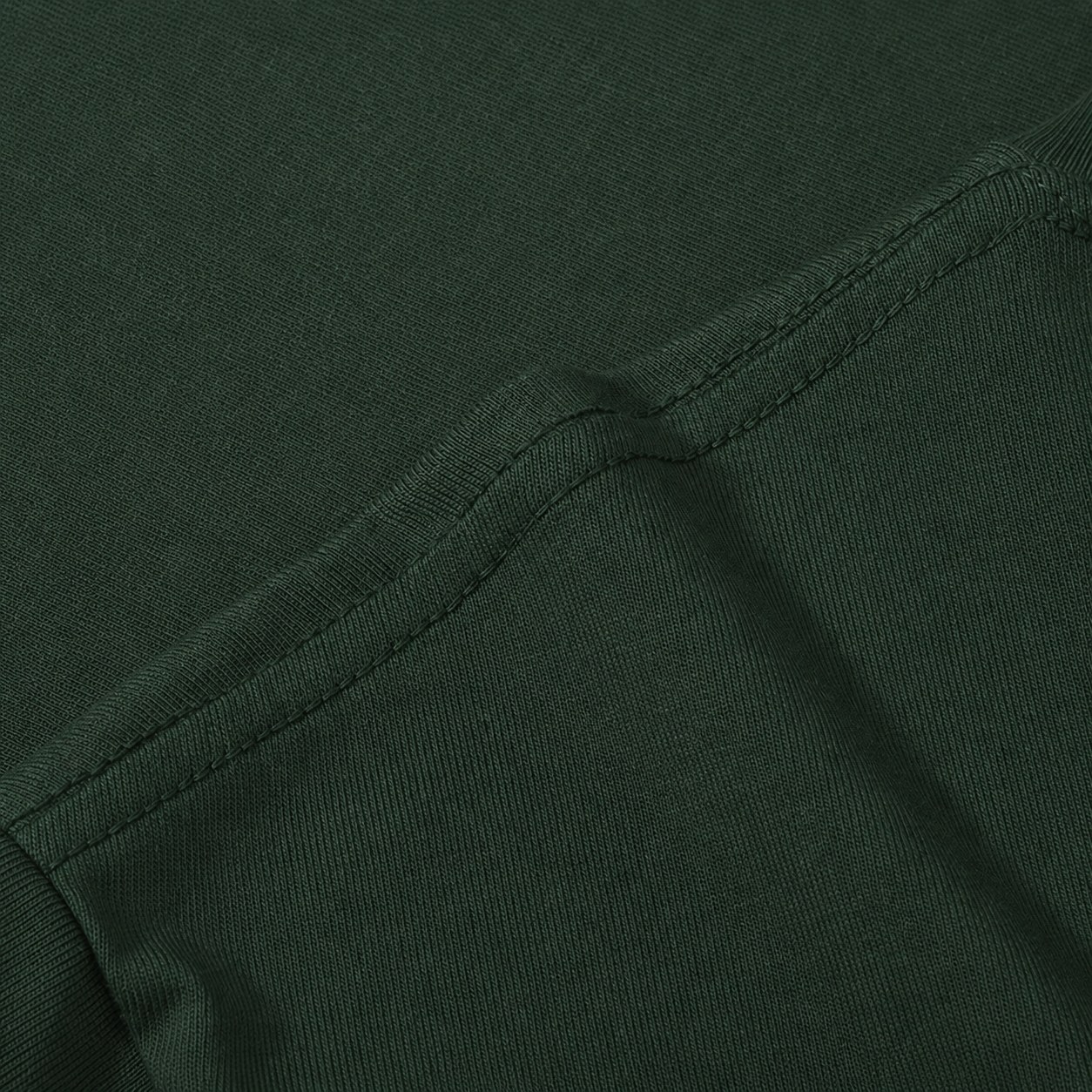 300gsm cotton T-shirt seam detail
