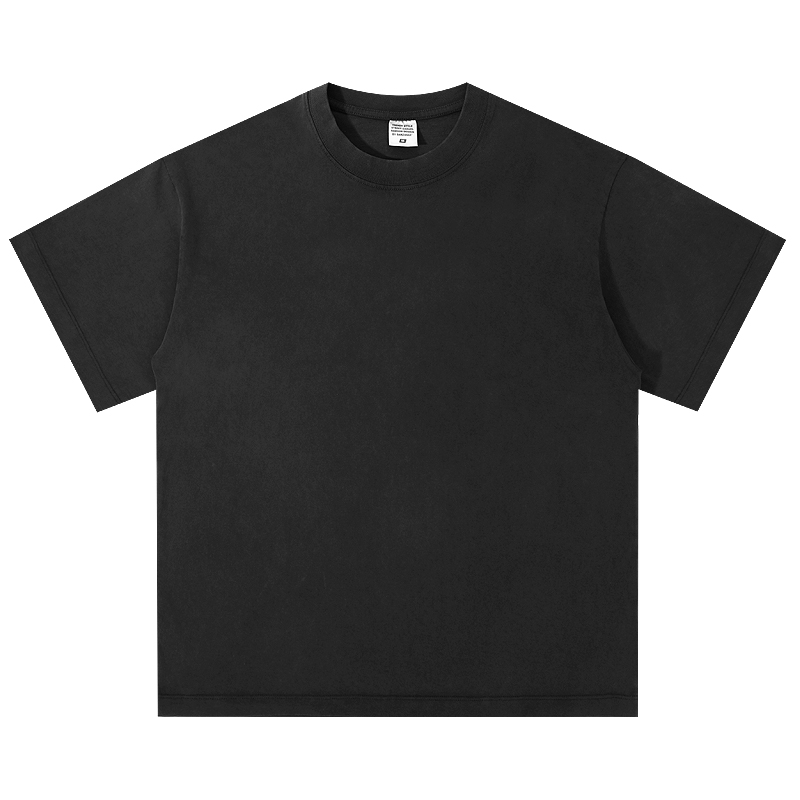 Washed black T-shirt