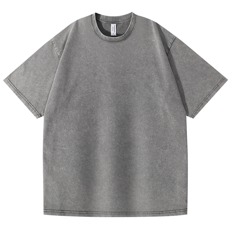 Stone gray washed T-shirt