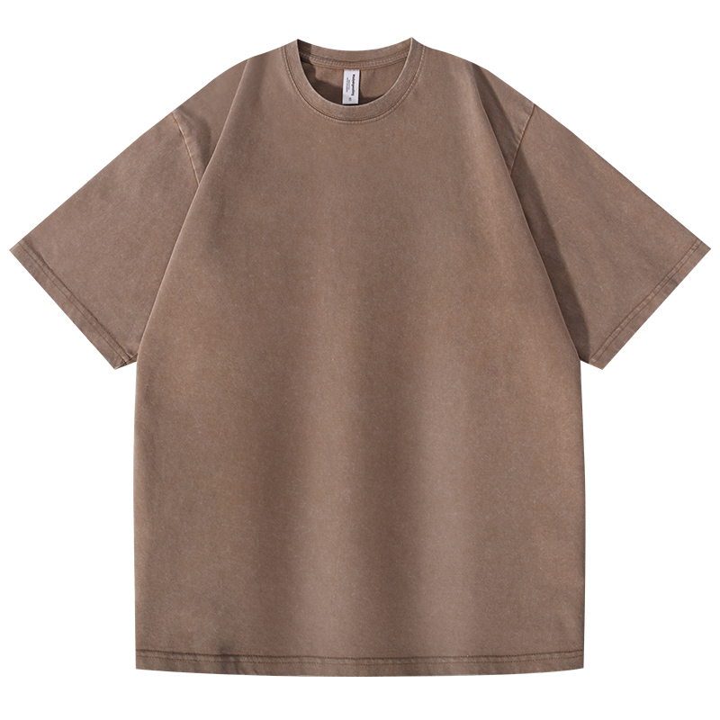 Taupe washed T-shirt