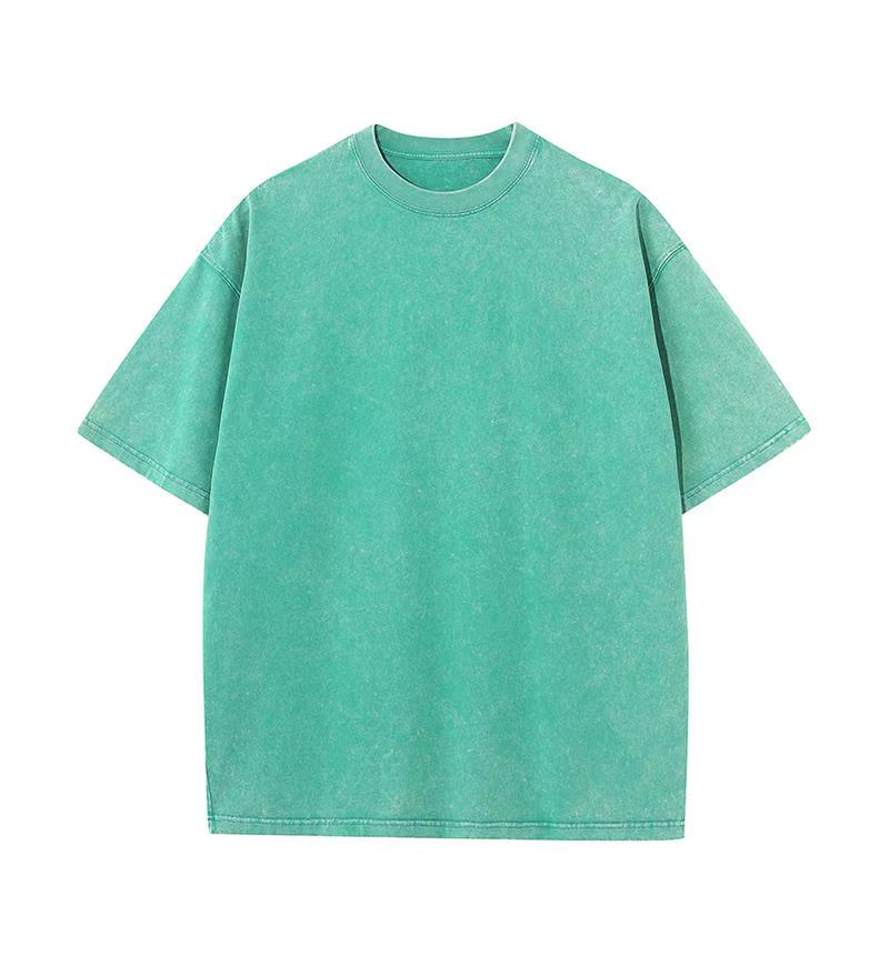 Mint green washed T-shirt