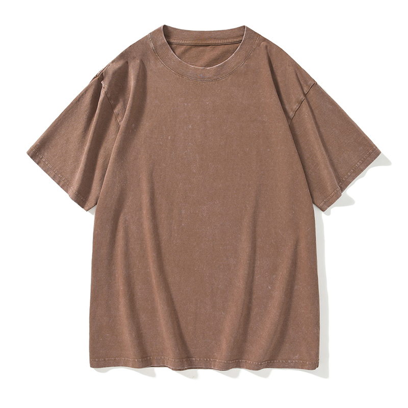 Coffee washed T-shirt