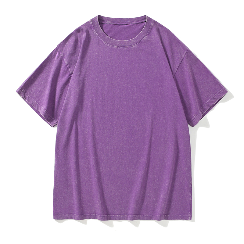 Deep purple washed T-shirt