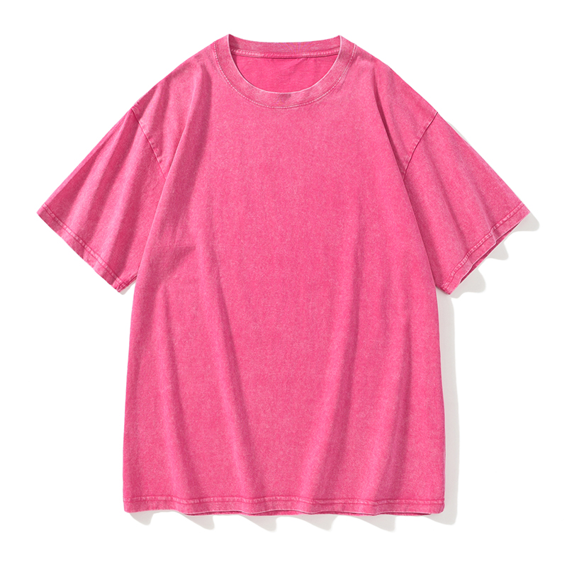 Rose pink washed T-shirt